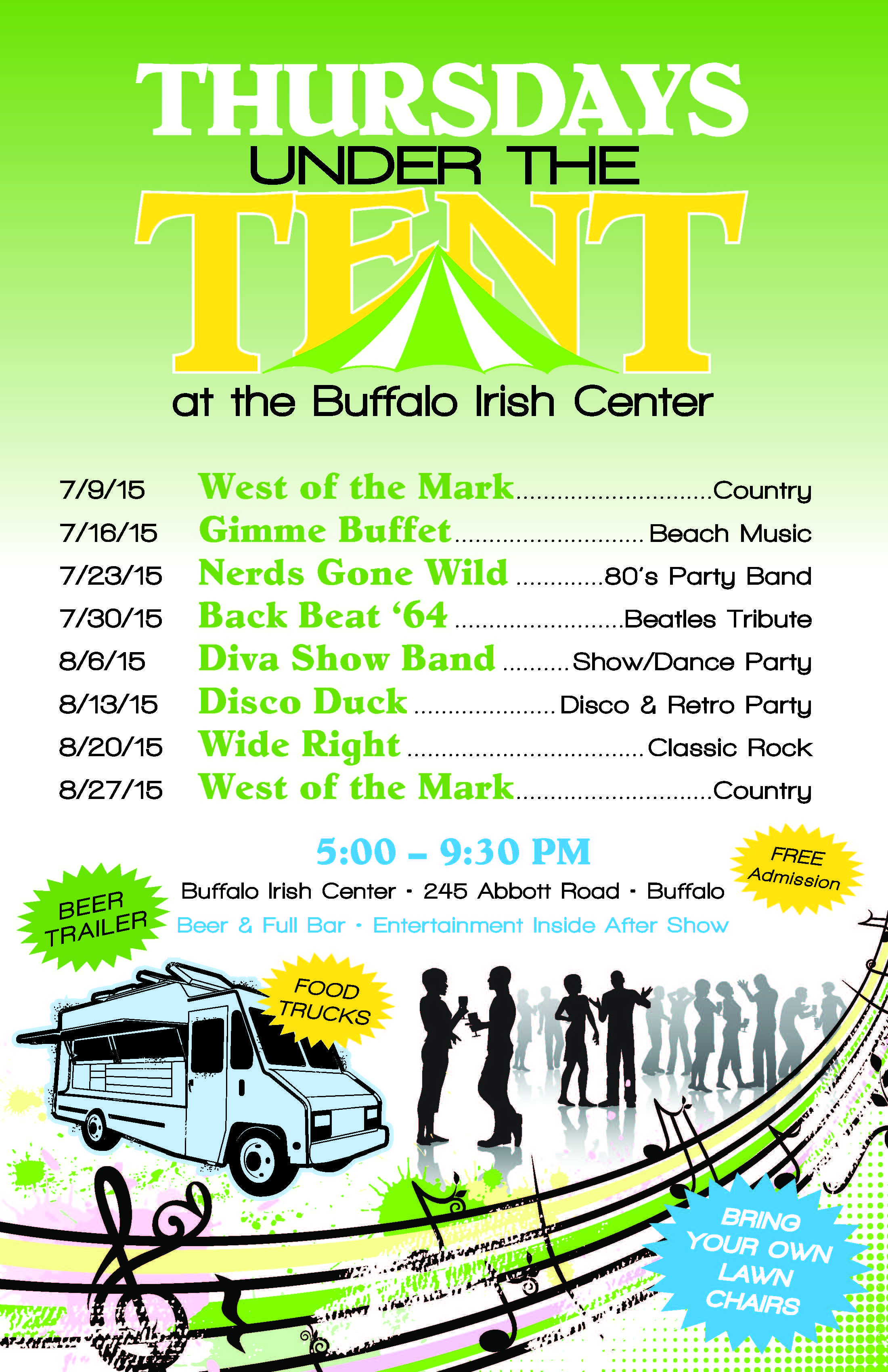 Thursdays Under the Tent WNY Food Trucks