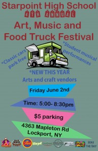 June 2: Starpoint High School: 4th Annual Art, Music and Food Truck Festival