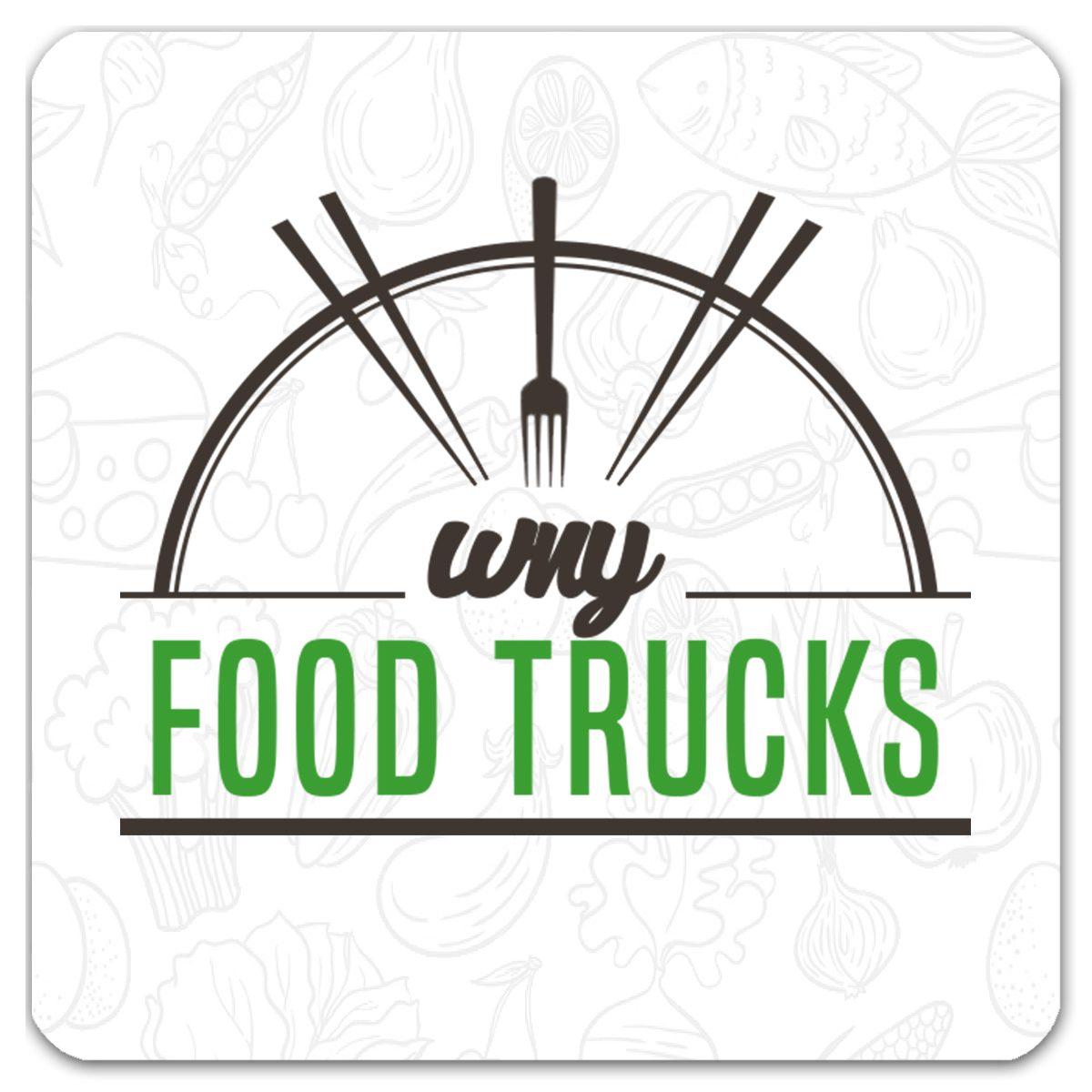 WNY Food Trucks Coaster